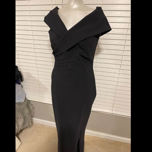 Chiara Boni La Petite Robe Benje Stretch Jersey Fishtail Gown Size US2 $995 - Picture 9 of 10